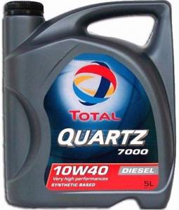 TOTAL QUARTZ DIESEL 7000 10w40 5л. полусинтетика, масло моторное